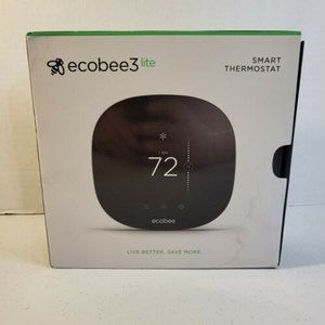Ecobee3 Lite Smart Thermostat - Black New Open Box